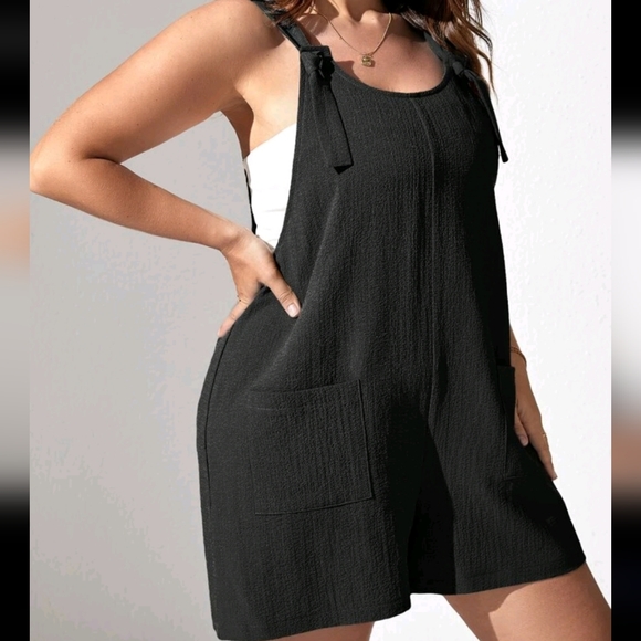 SHEIN Pants - Unity Plus Pocket Patched Romper